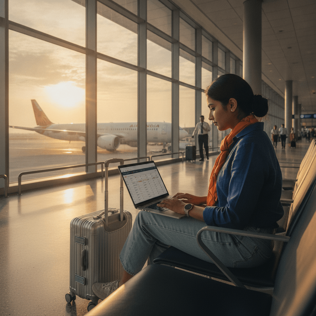 Compare prices for international flights departing from India