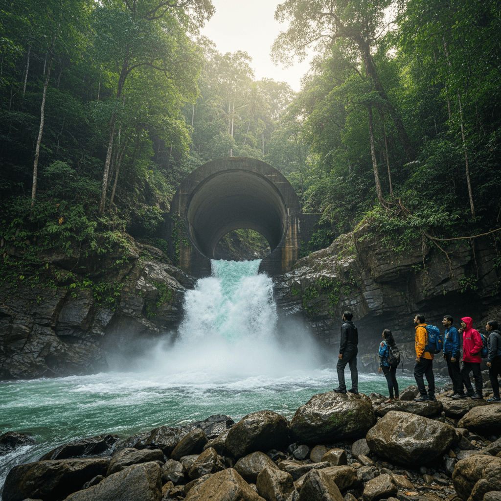 Anchuruli Waterfalls