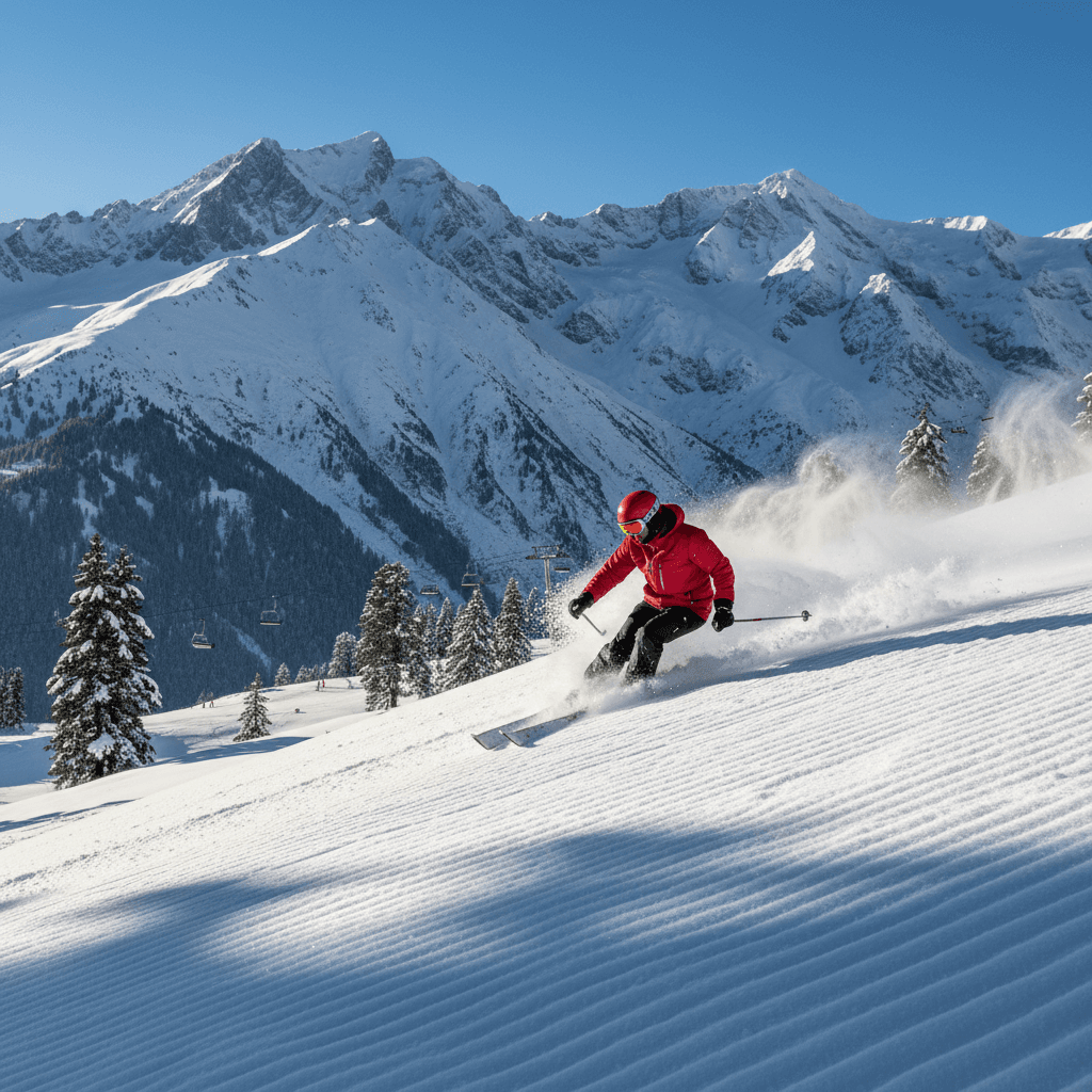 Skiing